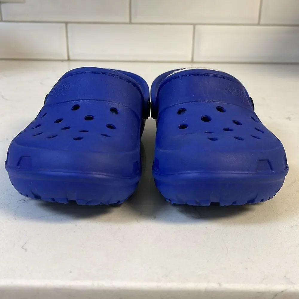 Jibbitz By Crocs Fleece Lined Crocs Royal Blue Size 13 Kids